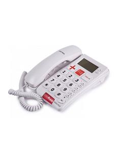 KOOLTECH Telefono Sobremesa TE627 Con Teclas Grandes Blanco