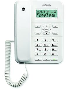 MOTOROLA Telefono Fijo Sobremesa CT202 Blanco Manos libres