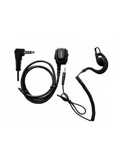 JETFON BR-1704E/C Micro Auricular Para Yaesu Clavija Jack 3.5 DYNASCAN 1D MINI, VX-110-150 Sin Rosca