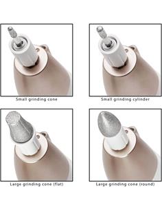 PROFICARE MPS3004 Set De Manicura-Pedicura Con 7 Accesorios y Regulacion de Velocidad