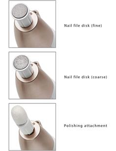 PROFICARE MPS3004 Set De Manicura-Pedicura Con 7 Accesorios y Regulacion de Velocidad