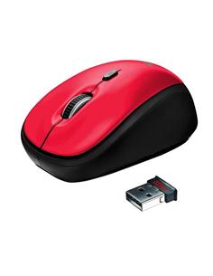 TRUST Raton Inalambrico YVI Usb 800/1600Dpi Rojo