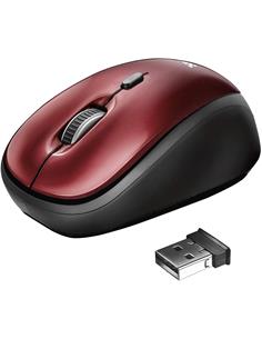 TRUST Raton Inalambrico YVI Usb 800/1600Dpi Rojo