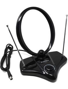 SUPERIOR Antena Interior Alta Ganancia Amplificada 30dB NAI-001