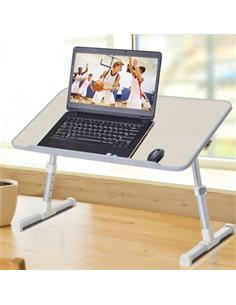 BM Soporte Tipo Mesa Para Ordenador Portatil 52x30 Adaptable a Cama,Sofa Con Ventilador 5W BN1043