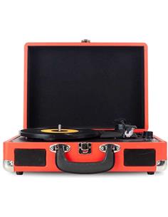 PRIXTON Tocadisco Grabador Con Bluetooth/Usb/Radio Fm VC400 Rojo