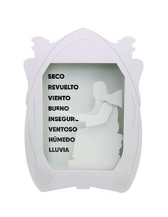 FRAILE DEL TIEMPO Higrometro desde 1984 Colores Blanco