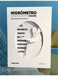 FRAILE DEL TIEMPO Higrometro desde 1984 Colores Blanco