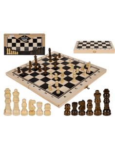 OUT OF THE BLUE Juego De Madera Ajedrez 34x34cms