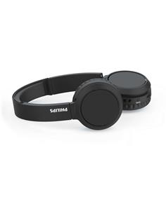 PHILIPS Auricular de Casco Bluetooth TAH4205 Series 4000 Negro Plegable Con Manos Libres