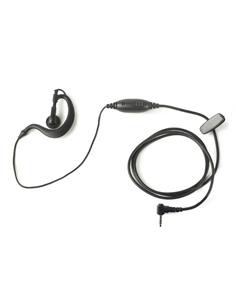 JETFON Microauricular MA-1708 Para Motorola Jack 2.5mm Negro con soporte oreja negro goma