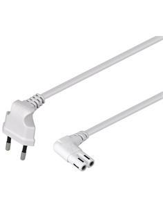 NIMO Cable Alimentacion Tipo 8 Acodado 3Mtrs Blanco WIR1043