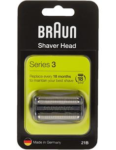 BRAUN Recambio Cabezal Para Afeitadora Series 3 21B