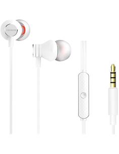 AIWA Auricular Estereo Con Microfono ESTM-50SL Con Cable Jack 3.5mm Blanco
