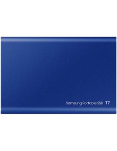 SAMSUNG Disco Duro Externo SSD 1Tb T7 Azul Con Tipo C MU-PC1T0H/WW