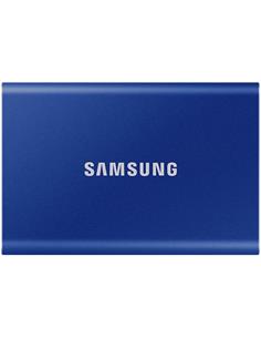 SAMSUNG Disco Duro Externo SSD 1Tb T7 Azul Con Tipo C MU-PC1T0H/WW