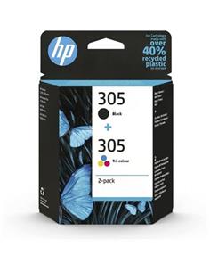 HP Pack Tintas 305 Negro+305 Color
