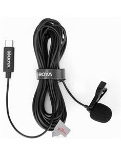 BOYA Microfono Solapa Lavalier Tipo C BY-M3