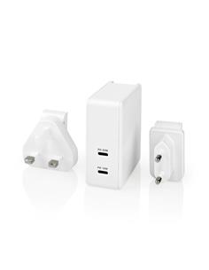 NEDIS Cargador De Red  72W 2xTipo C WCPD65W110WT