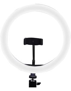 KSIX Aro De Luz Led 14W Con Tripode 160Cms Studio Live Max Negro