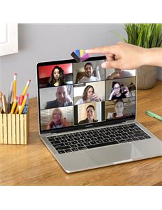 KIKKERLAND Set de 4 Tapas Webcam Coloridas Privacidad Movil, Tableta, PC US218