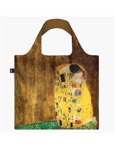 LOQI GK.KI.R Bolsa Plegable Recicable The Kiss Gustav Klimt 50x42Cms/ Hasta 20Kgs