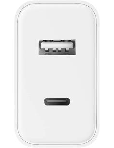 XIAOMI Adaptador Corriente MI Wall Charger 33W Tipo C+Usb Blanco BHR4996GL