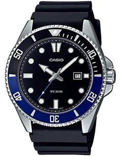 CASIO COLECCION MDV-107-1A2VEF Reloj Analogico Correa Resina, Pantalla Neon, Cronometro, Fecha, Alar