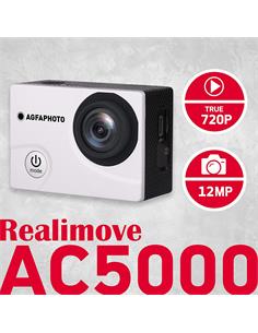 AGFAPHOTO Camara De Accion REALIMOVE AC5000 12Mpx,Pantalla LCD Wifi,Carcasa Impermeable TRUE 720P