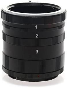PHOTTIX Tubo Extension Canon 3 Anillas 9, 16, 30MM