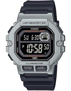 CASIO COLECCION WS-1400H-1BVEF Reloj Digital Negro Plata Cronometro,Temporizador 3 Alarmas Resis al