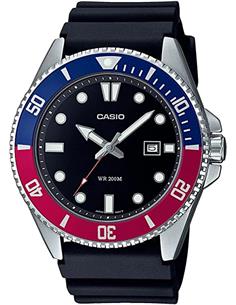 CASIO COLECCION MDV-107-1A3VEF Reloj Analogico Correa Resina, Pantalla Neon, Cronometro, Fecha, Alar
