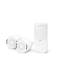 GARZA Timbre Inalambrico Con Pilas y Doble Receptor Blanco 401326G