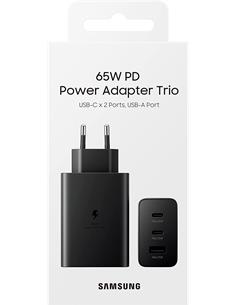 SAMSUNG Cargador Red Trio Por Usb y 2x USB- C 65W PD Negro