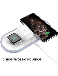 HOCO Cargador Inalambrico 3 En 1 CW24 Para Iphone, Aripods y Iwatch