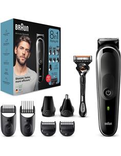 BRAUN Trimming MGK5360 8 en 1 Barba,Pelo Lavable