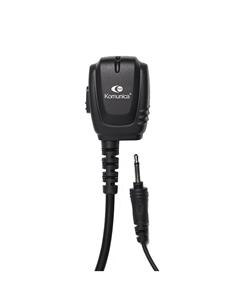 KOMUNICA Micro Auricular Para Motorola PWR-2303-TUB Cable Rizado Con Orejera Tubular Transparente