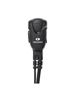 KOMUNICA Micro Auricular PWR-PRO-VX351 Cable Rizado Con Soporte Oreja Para Vertex VX-351