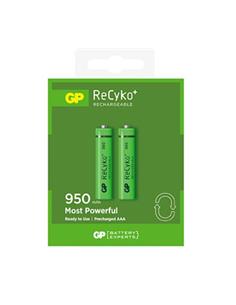 GP Pack de 2 Pilas AAA Recargables 950mAh Recyko