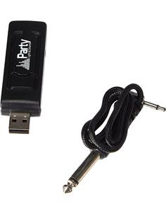PARTY Microfono Inalambrico UHF WM-USB Via Usb