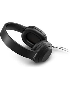 PHILIPS Auriculares de Casco Negro de Cable 2mtrs TAH2005