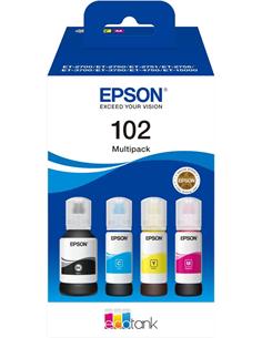 EPSON Pack de Tintas 102 Negro/Amarilllo/Cyan/Magenta