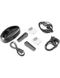 MIDLAND Pareja Wakies Bibanda PMR446/LPD XT70 12Km/16 Canales Con Pinganillos Negro/Plata