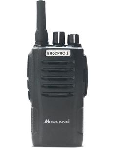 MIDLAND Pack 2 Unidades Walkies BR02 PRO Z 16 canales 10Km amp 4w