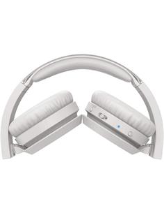 PHILIPS Auricular de Casco Bluetooth TAH4205 Series 4000 Blanco Plegable Con Manos Libres