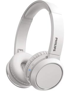 PHILIPS Auricular de Casco Bluetooth TAH4205 Series 4000 Blanco Plegable Con Manos Libres