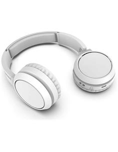 PHILIPS Auricular de Casco Bluetooth TAH4205 Series 4000 Blanco Plegable Con Manos Libres