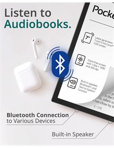 POCKETBOOK Libro Electronico ERA 7" 16GB,Bluetooth,SmartLight,Altavoz Plata