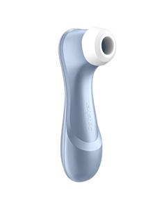 SATISFYER Pro 2 Azul Air Pulse Impermeable IPX7,Modo Silencio,11 Programas,Recargable