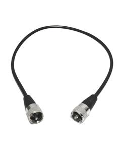 JETFON Latiguillo PL-PL Cable RG-58 reforzados, 50Cm Con Conector PL-259